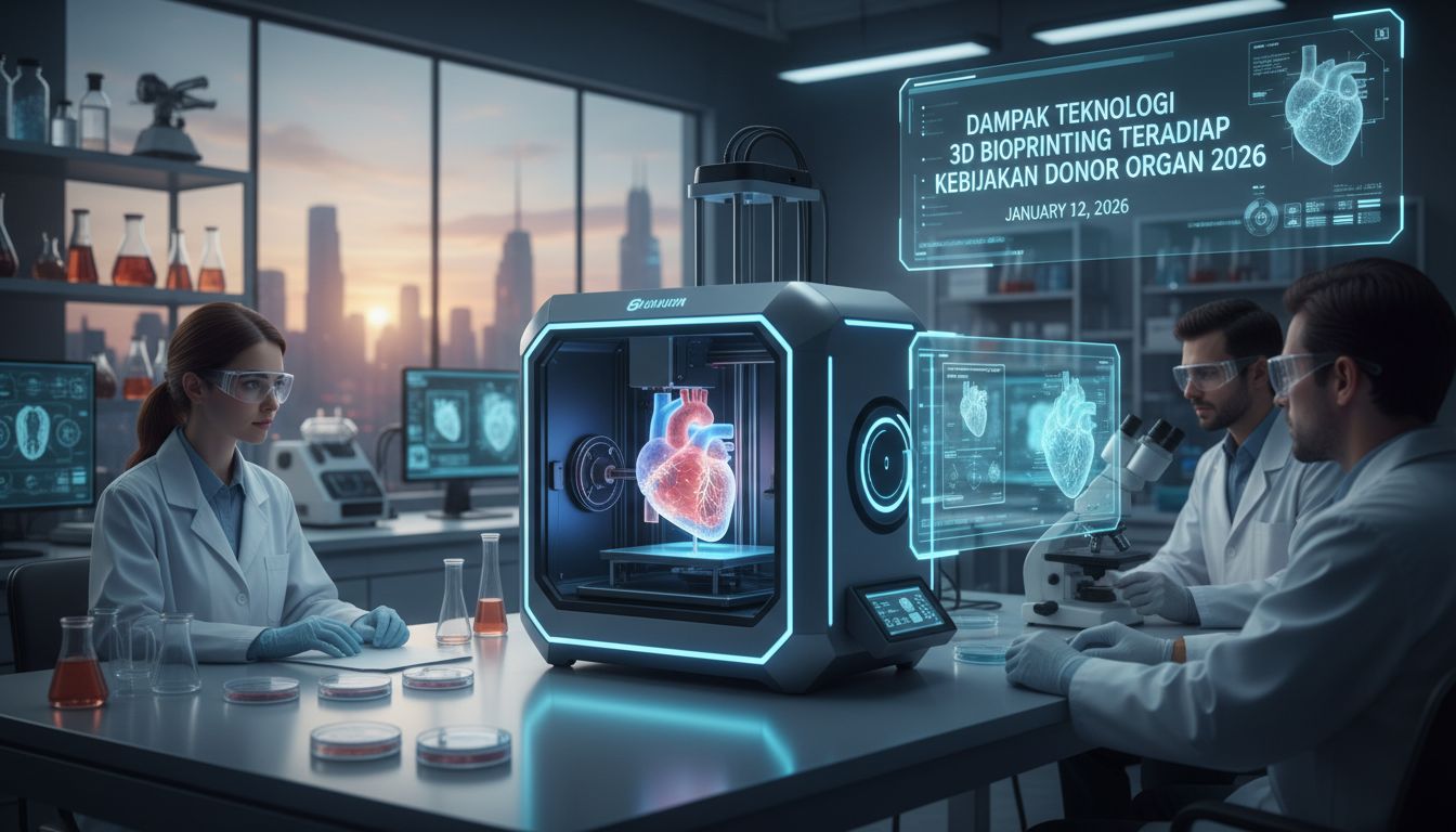 Dampak Teknologi 3D Bioprinting terhadap Kebijakan Donor Organ 2026